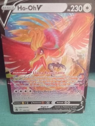 Carta Pokémon Ho-oh V 140/195