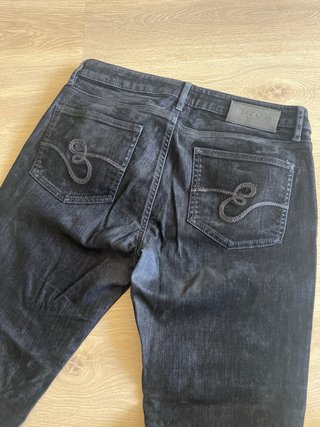 Pantalones Escada Algodón Negro Talla 38