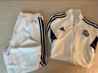 Chándal Real Madrid Adidas Blanco y Negro