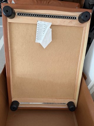 Puf de cuero Ikea