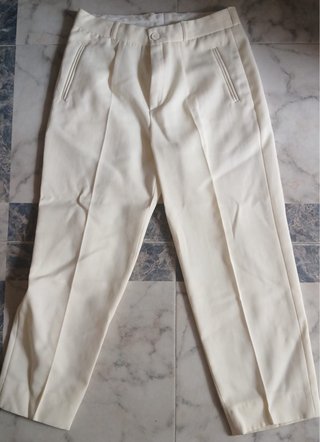 Traje Comunión El Corte Inglés Blanco y Dorado