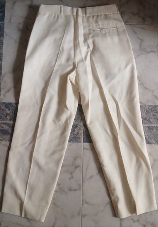Traje Comunión El Corte Inglés Blanco y Dorado