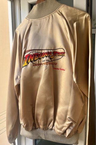 Chaqueta Indiana Jones dorada