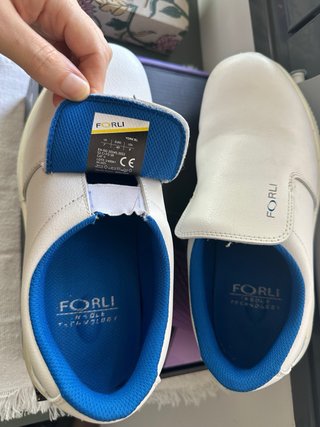 Zapatos de Seguridad Forli Blancos y Azules