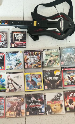 Lote Juegos PS3 Guitar Hero y más
