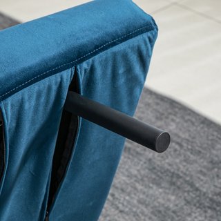Sofá cama 2 plazas sofá de terciopelo, función de