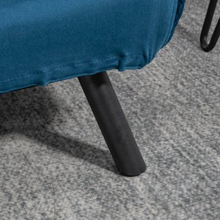 Sofá cama 2 plazas sofá de terciopelo, función de