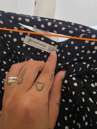 Falda pantalón lunares