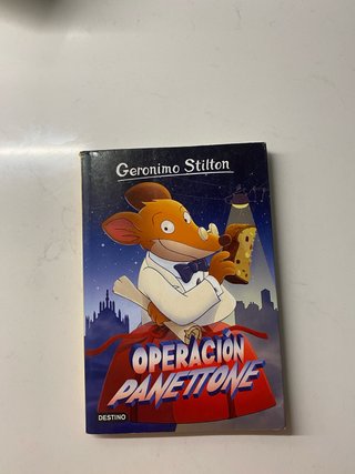 Libro Geronimo Stilton Operacion Panettone