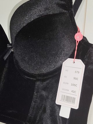 Bustier / Corset Leticia 100C Negro