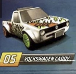 Hot Wheels Volkswagen Caddy Mystery model