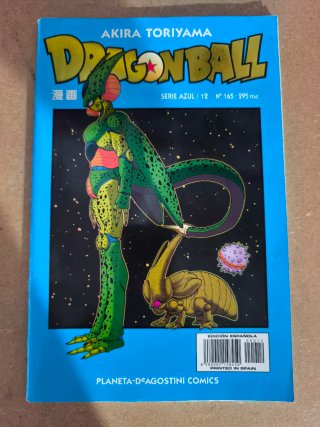 Comic dragon ball n°165.