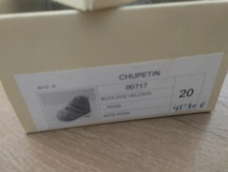 Botitas Eli charol grises talla 23