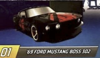 Hot Wheels '69 Ford Mustang Boss 302