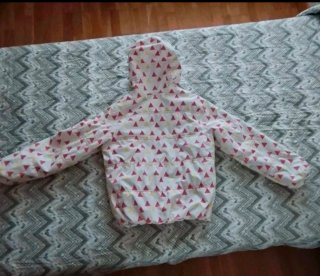 Chaqueta impermeable interior polar, niña, talla 8