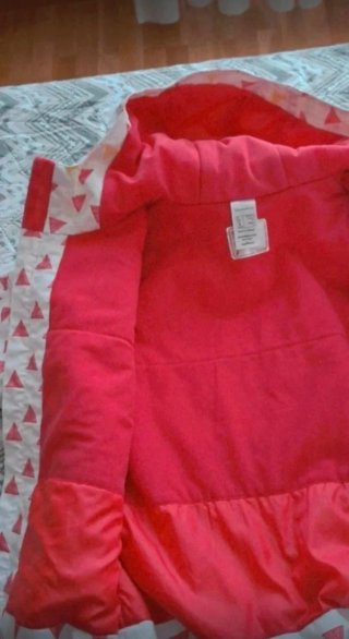 Chaqueta impermeable interior polar, niña, talla 8