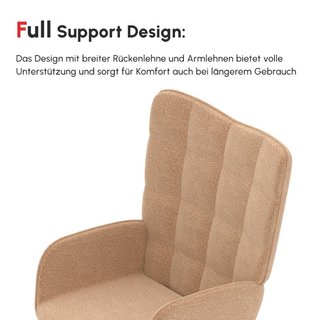 Silla mecedora de diseño retro, madera maciza, sil