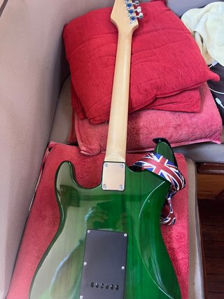 Guitarra Eléctrica Glarry Verde