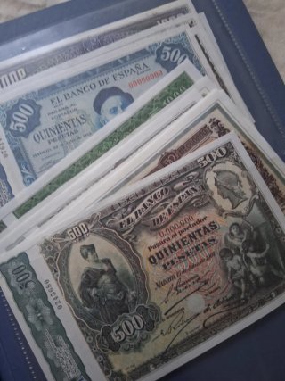 El papel de la Peseta II - Billetes Históricos