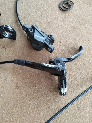 Lote Frenos Shimano SLX y XT Del/Tras