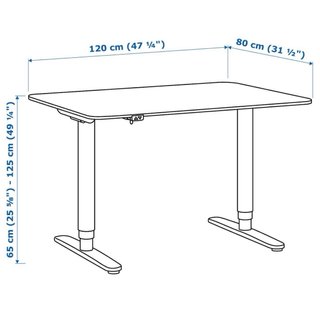 Escritorio IKEA BEKANT Elevable Eléctrico