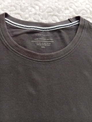Camiseta Cortefiel Manga Corta XXL Gris