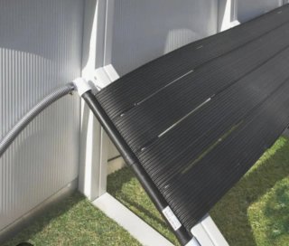 Calentador Solar Piscina Negro