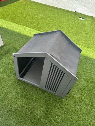 Caseta para perro/gato gris