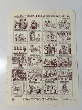 Cartel Auca Santa Susanna Caldes de Montbui