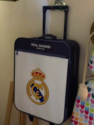 Maleta Real Madrid Azul y Blanca