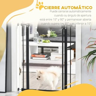 Valla de seguridad negra perros