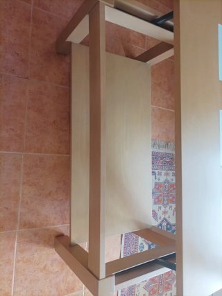 Mesa de centro elevable de madera