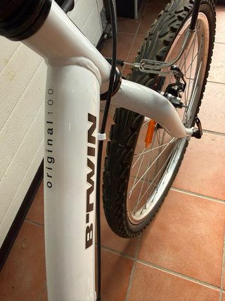 Bicicleta Montaña Btwin Blanca