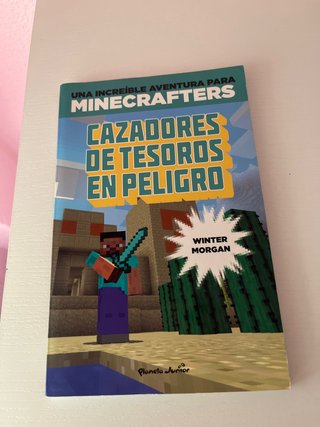 Libro Minecraft: Cazadores de Tesoros en Peligro