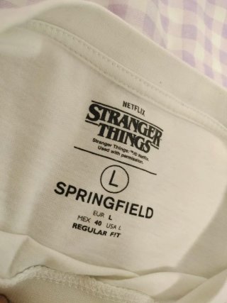 Camiseta Stranger Things Springfield Talla L