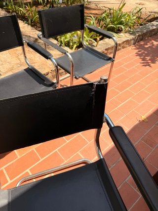 Silla estilo Marcel Breuer Negra