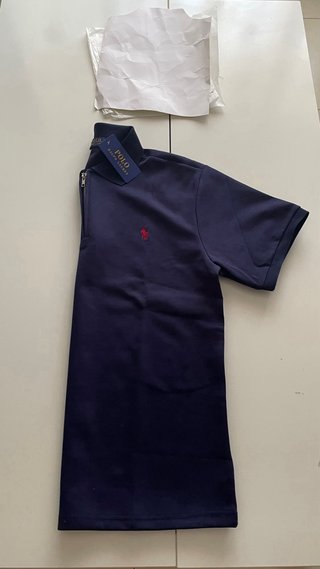 Polo Ralph Lauren Azul Media Cremallera