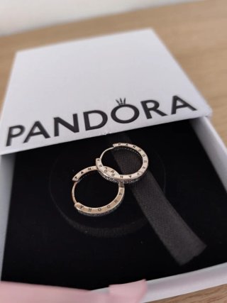 Pendientes Aro Pandora Plata