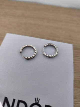 Pendientes Aro Pandora Plata
