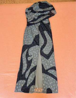 Vestido matelier masala azul