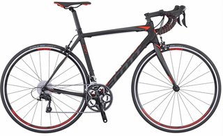 Scott CR1 Bicicleta de Carretera Negra/Roja