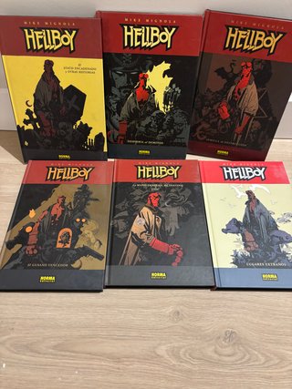 Lote de 6 tomos de Hellboy de Norma. Como nuevos.