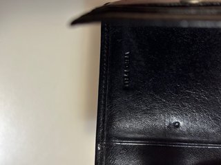 Portafoglio in pelle nero