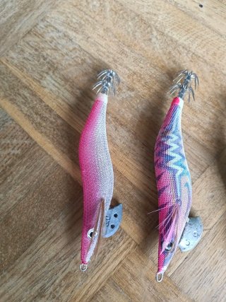Lote 13 poteras pesca