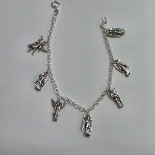 Pulsera 7 Arcángeles Plata 925