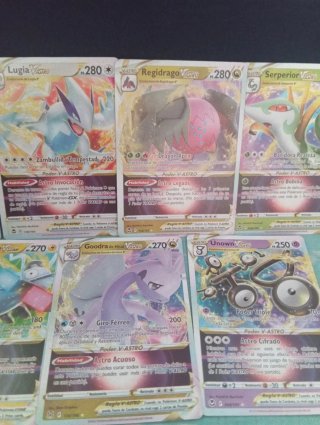 Pack 7 Cartas Pokémon VSTAR y V-ASTRO