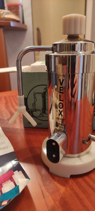 Macchina Caffè Elettrica Vintage Nuova Velox
