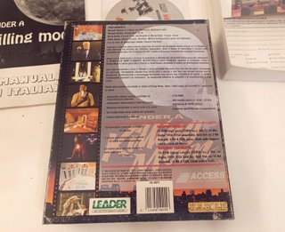 Under a Killing Moon PC 4 CD MS DOS Box Manuale