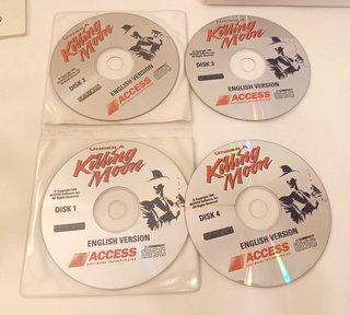 Under a Killing Moon PC 4 CD MS DOS Box Manuale
