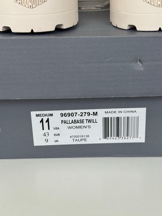 Botines nuevos Palladium Pallabase Taupe. Talla 43